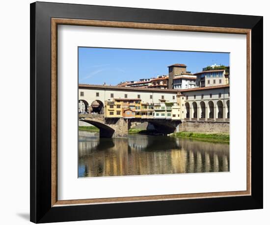 Ponte Vecchio, UNESCO World Heritage Site, Firenze, Tuscany, Italy-Nico Tondini-Framed Photographic Print