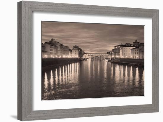 Ponte Vecchio V-Rita Crane-Framed Photographic Print