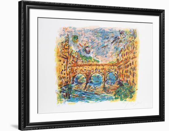 Ponte Vecchio-Wayne Ensrud-Framed Collectable Print