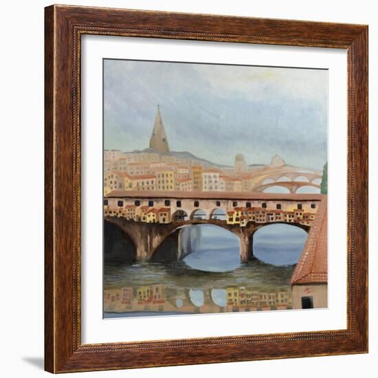 Ponte Vecchio-Cheryl Bartley-Framed Giclee Print