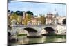 Ponte Vittorio Emanuele Ii over the River Tiber, Rome, Lazio, Italy, Europe-Nico Tondini-Mounted Photographic Print