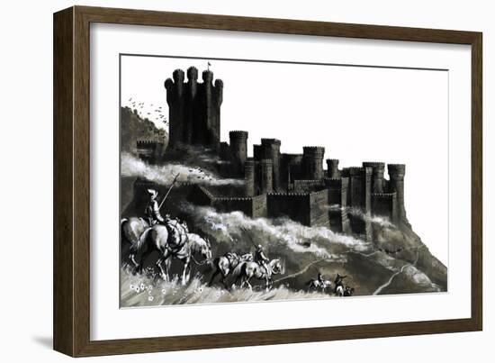 Pontefract Castle in the West Ridings, Yorkshire-null-Framed Giclee Print