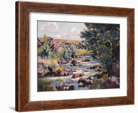 Pontgibaud Countryside, 1893-Armand Guillaumin-Framed Giclee Print