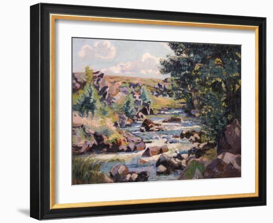 Pontgibaud Countryside, 1893-Armand Guillaumin-Framed Giclee Print