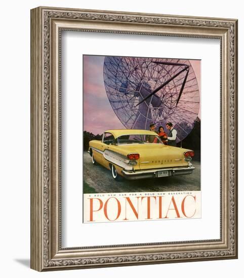 Pontiac-A Bold New Gerneration-null-Framed Art Print