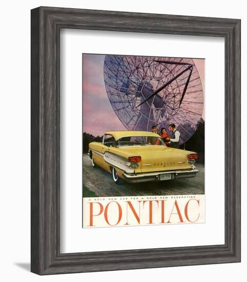 Pontiac-A Bold New Gerneration-null-Framed Art Print