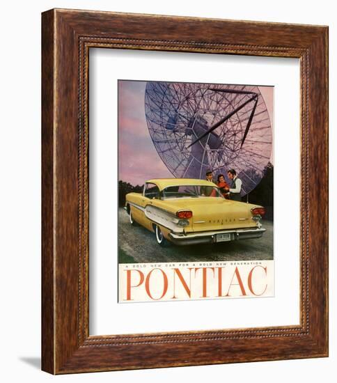 Pontiac-A Bold New Gerneration-null-Framed Art Print