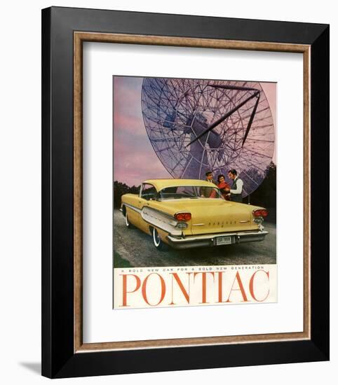 Pontiac-A Bold New Gerneration-null-Framed Art Print