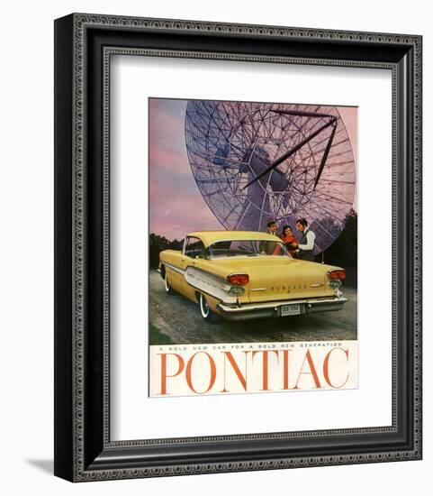 Pontiac-A Bold New Gerneration-null-Framed Art Print