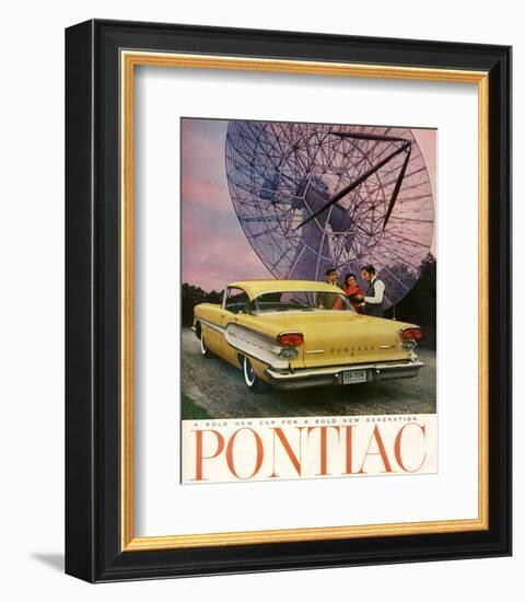 Pontiac-A Bold New Gerneration-null-Framed Art Print