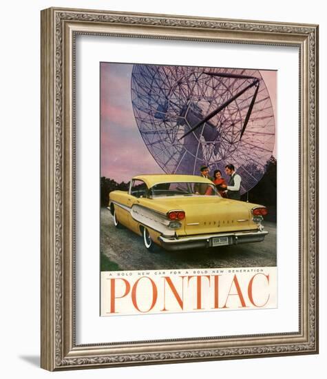 Pontiac-A Bold New Gerneration-null-Framed Art Print