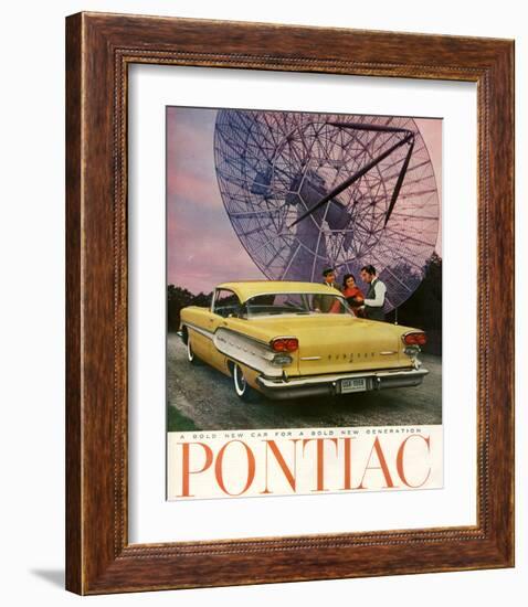 Pontiac-A Bold New Gerneration-null-Framed Art Print