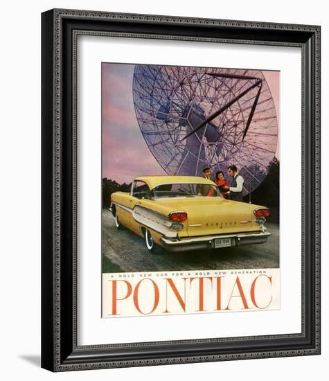 Pontiac-A Bold New Gerneration-null-Framed Art Print