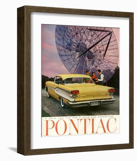 Pontiac-A Bold New Gerneration-null-Framed Art Print