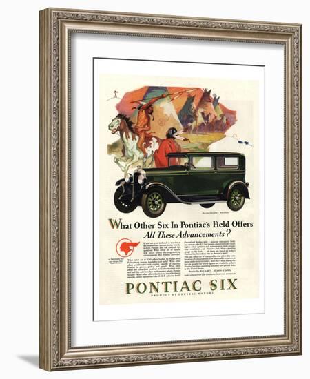 Pontiac-All These Advancements-null-Framed Art Print