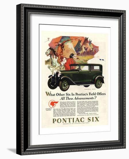 Pontiac-All These Advancements-null-Framed Art Print