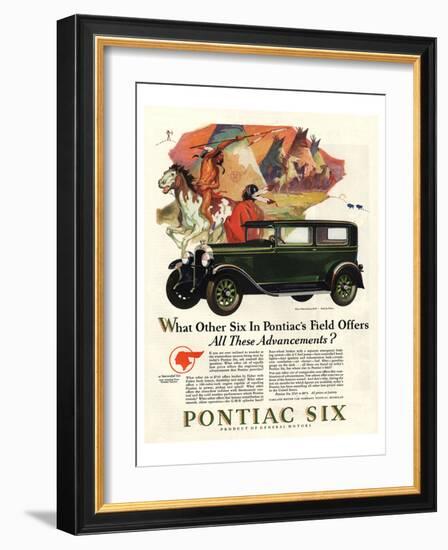 Pontiac-All These Advancements-null-Framed Art Print