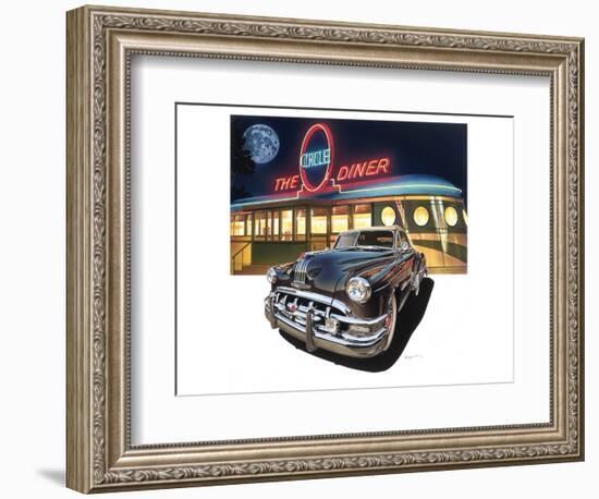 Pontiac Chieftain '50 at The Circle Diner-Graham Reynold-Framed Premium Giclee Print