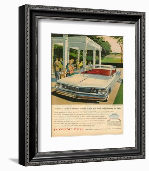 Pontiac-Crisp Beauty for 1960-null-Framed Art Print