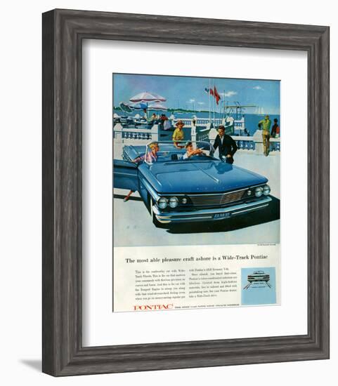 Pontiac-Pleasure Craft Ashore-null-Framed Art Print