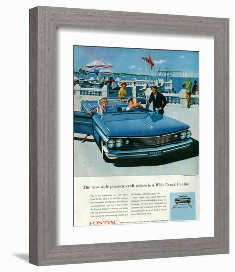 Pontiac-Pleasure Craft Ashore-null-Framed Art Print