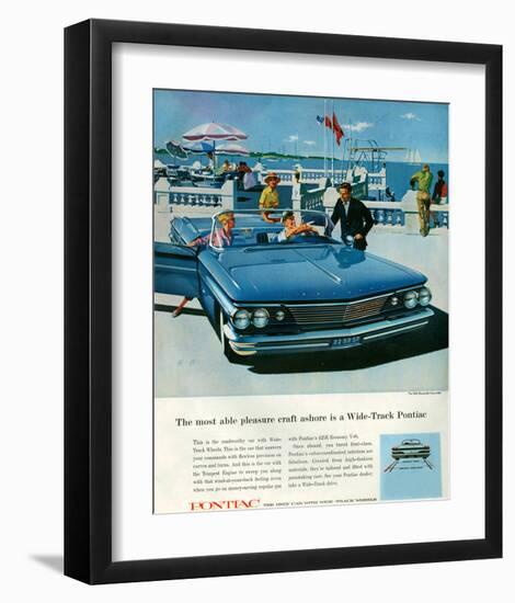 Pontiac-Pleasure Craft Ashore-null-Framed Art Print