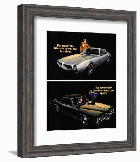 Pontiac-Sporty Cars Luxurious-null-Framed Art Print