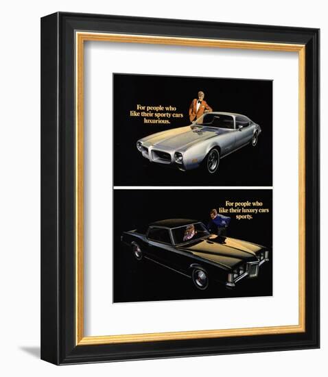 Pontiac-Sporty Cars Luxurious-null-Framed Premium Giclee Print