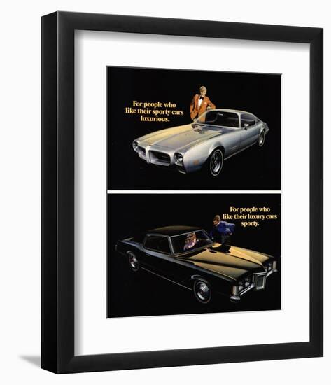 Pontiac-Sporty Cars Luxurious-null-Framed Premium Giclee Print
