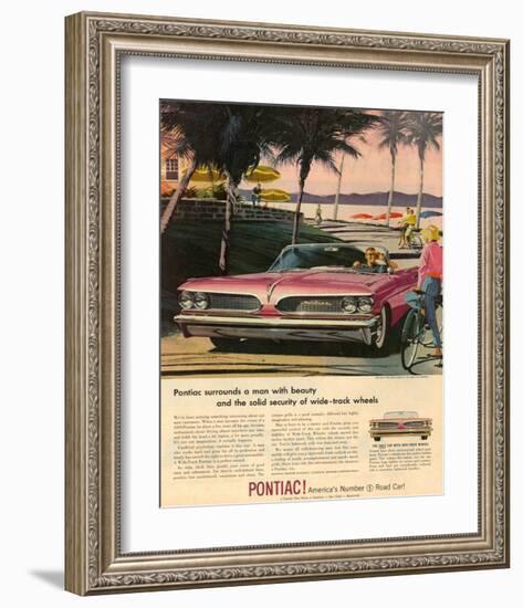 Pontiac-Surrounds With Beauty-null-Framed Art Print