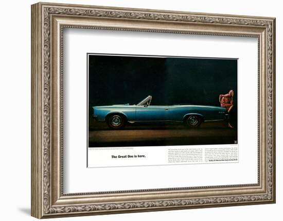 Pontiac-The Great One is Here-null-Framed Premium Giclee Print