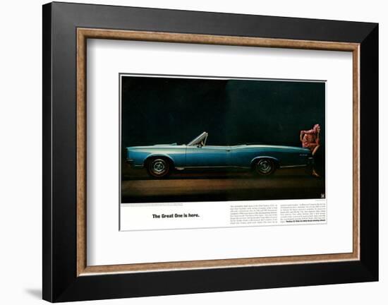 Pontiac-The Great One is Here-null-Framed Premium Giclee Print