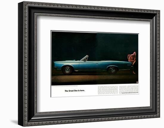 Pontiac-The Great One is Here-null-Framed Premium Giclee Print