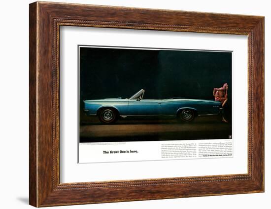 Pontiac-The Great One is Here-null-Framed Premium Giclee Print