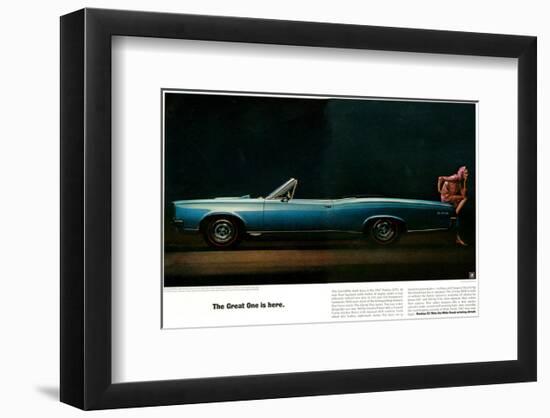 Pontiac-The Great One is Here-null-Framed Art Print
