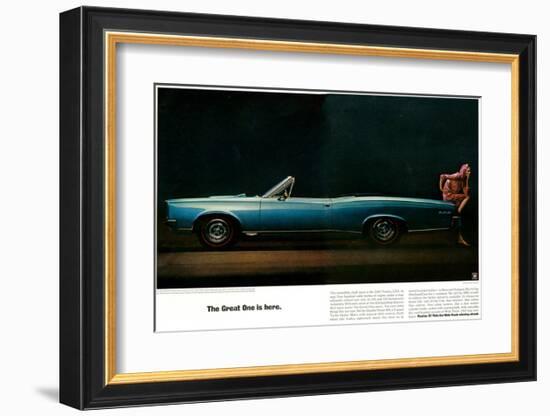 Pontiac-The Great One is Here-null-Framed Art Print