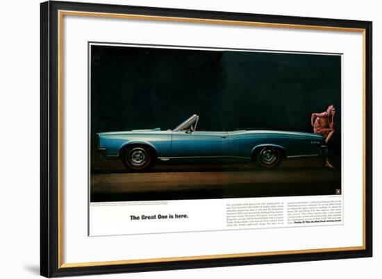 Pontiac-The Great One is Here-null-Framed Art Print