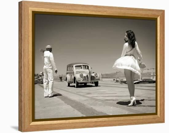 Pontiac Woody Station Wagon-Dmitry Popov-Framed Premier Image Canvas