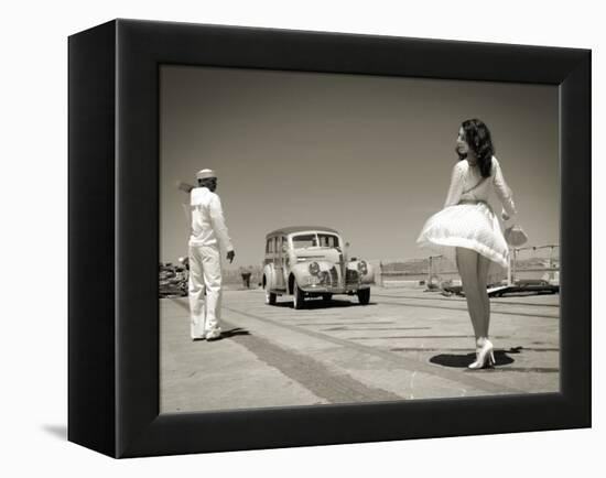 Pontiac Woody Station Wagon-Dmitry Popov-Framed Premier Image Canvas