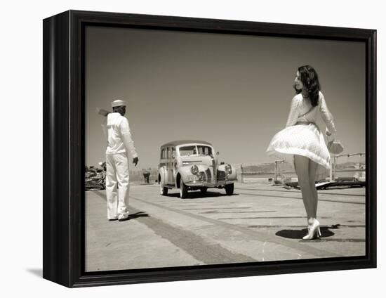 Pontiac Woody Station Wagon-Dmitry Popov-Framed Premier Image Canvas