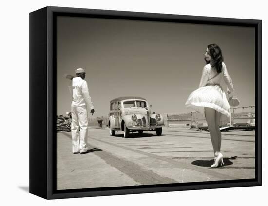 Pontiac Woody Station Wagon-Dmitry Popov-Framed Premier Image Canvas