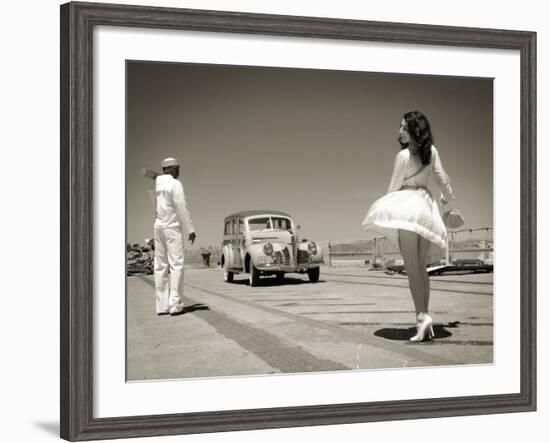 Pontiac Woody Station Wagon-Dmitry Popov-Framed Photographic Print