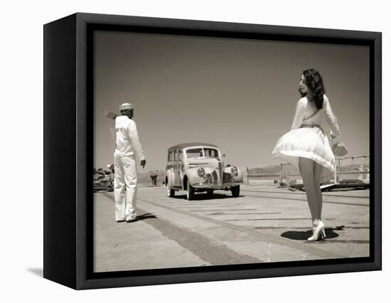 Pontiac Woody Station Wagon-Dmitry Popov-Framed Premier Image Canvas