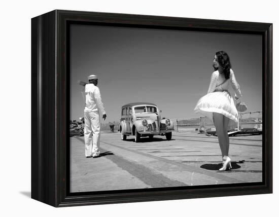 Pontiac Woody Station Wagon-Dmitry Popov-Framed Premier Image Canvas