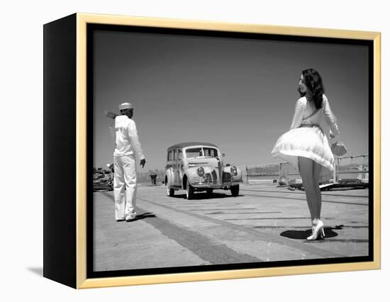 Pontiac Woody Station Wagon-Dmitry Popov-Framed Premier Image Canvas