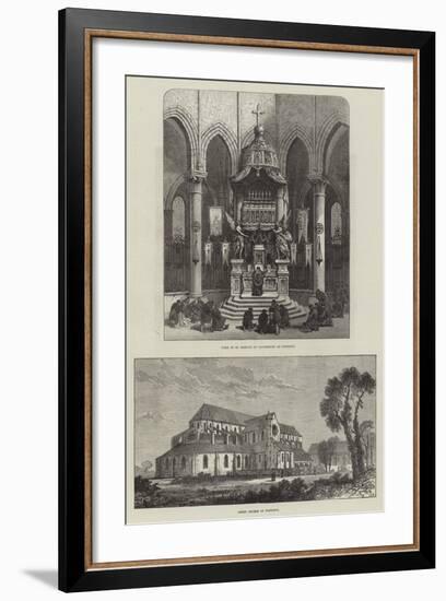Pontigny Abbey-null-Framed Giclee Print