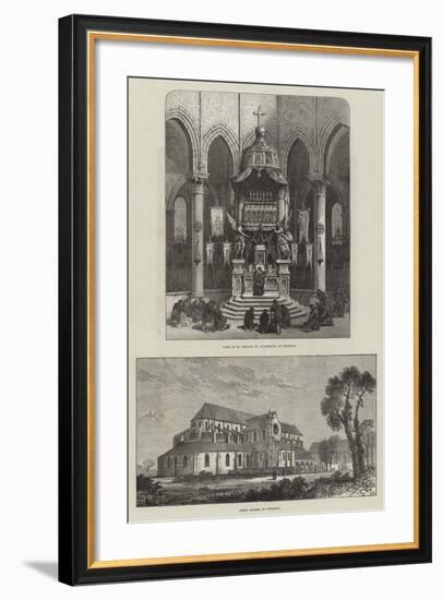 Pontigny Abbey-null-Framed Giclee Print