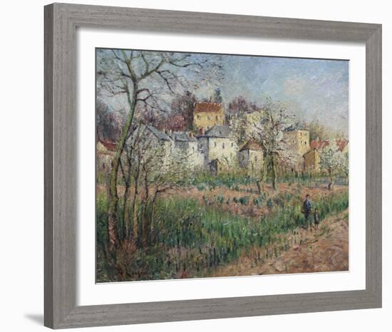 Pontoise, le Coteau de l’Ermitage-Gustave Loiseau-Framed Giclee Print