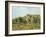 Pontoise, or the Gardens of the Hermitage, Pontoise, 1867-Camille Pissarro-Framed Giclee Print