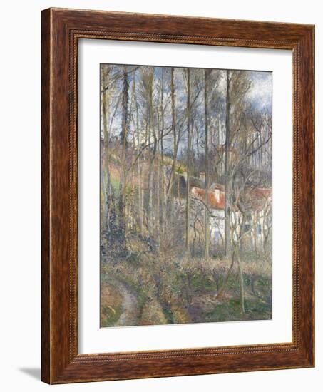 Pontoise - the Cite Des Boeufs and the Hermitage-Camille Pissarro-Framed Giclee Print